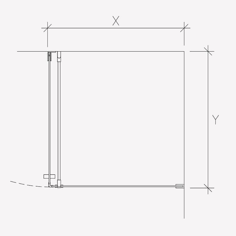 Duschhörn Invitrea Flair GH21 med Glasrengöring