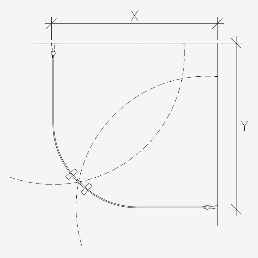 Duschhörn Invitrea Prime PH44 med Glasrengöring