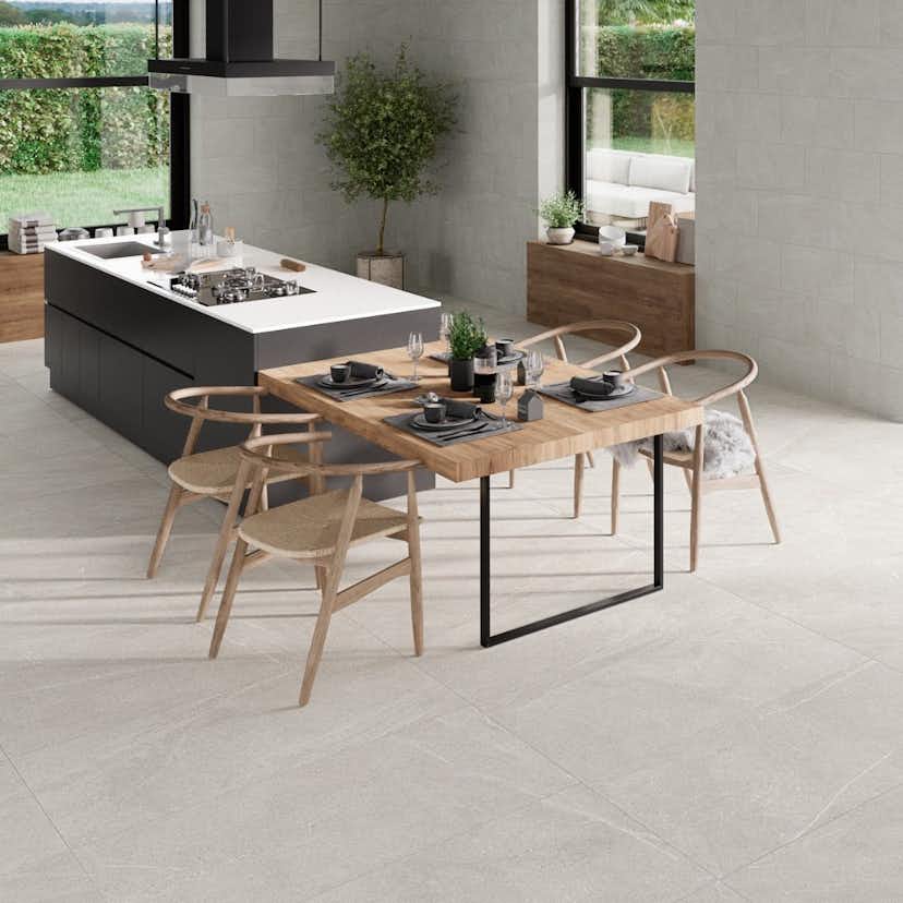 Klinker Bellevue White Marmor Matt 120x120 cm