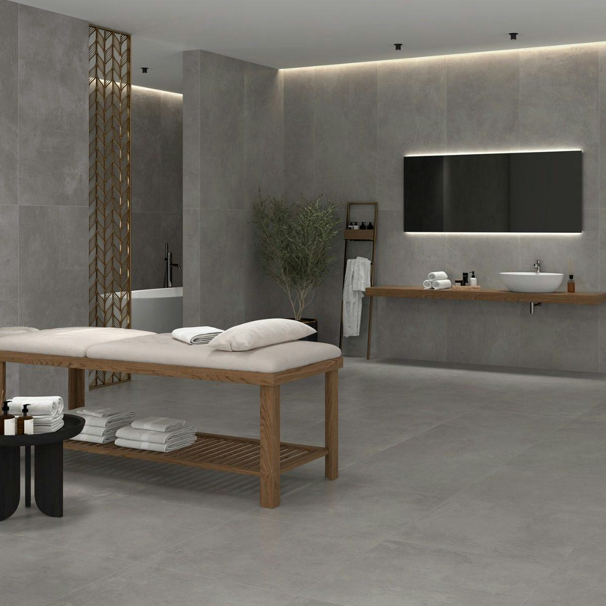 Klinker Elementi Grey Matt 60x120 cm