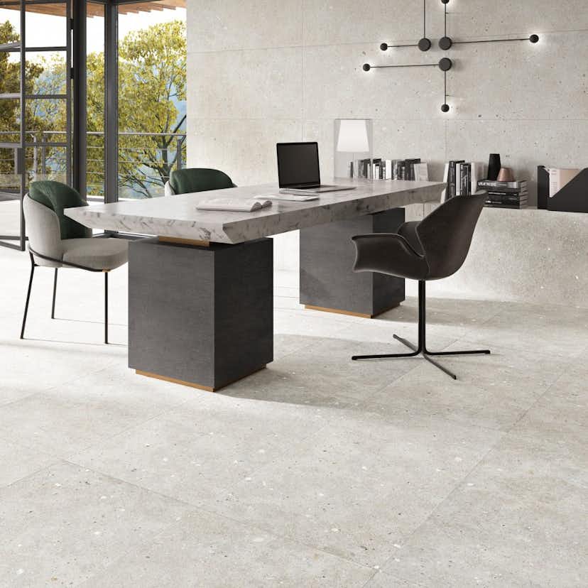 Klinker Glamstone White Matt 120x120 cm