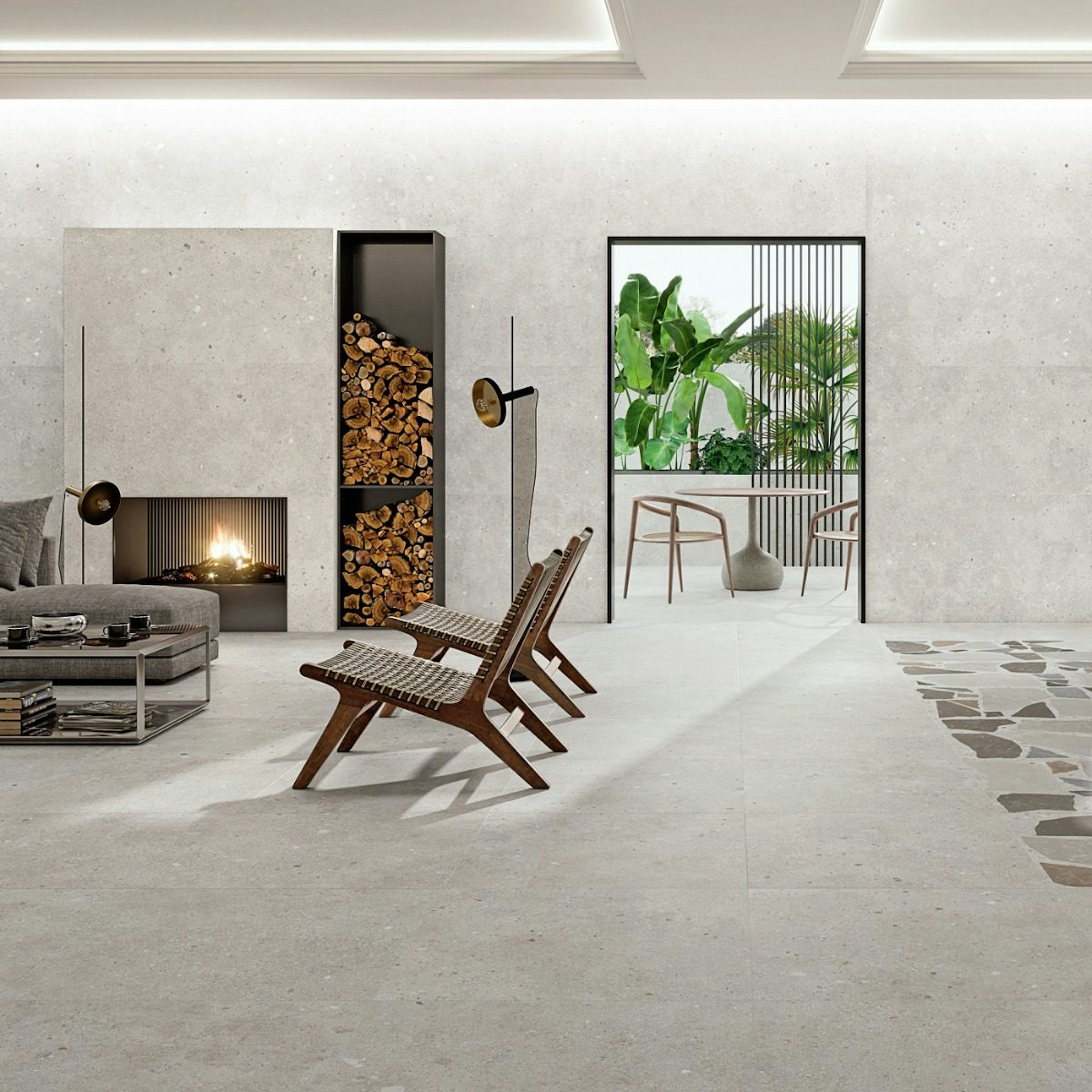 Klinker Glamstone White Matt 60x120 cm