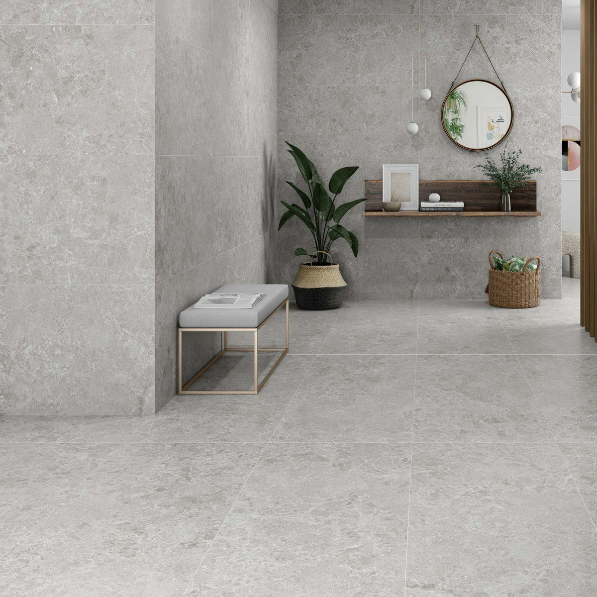 Klinker Charisma Marmor Grey Matt 60x60 cm