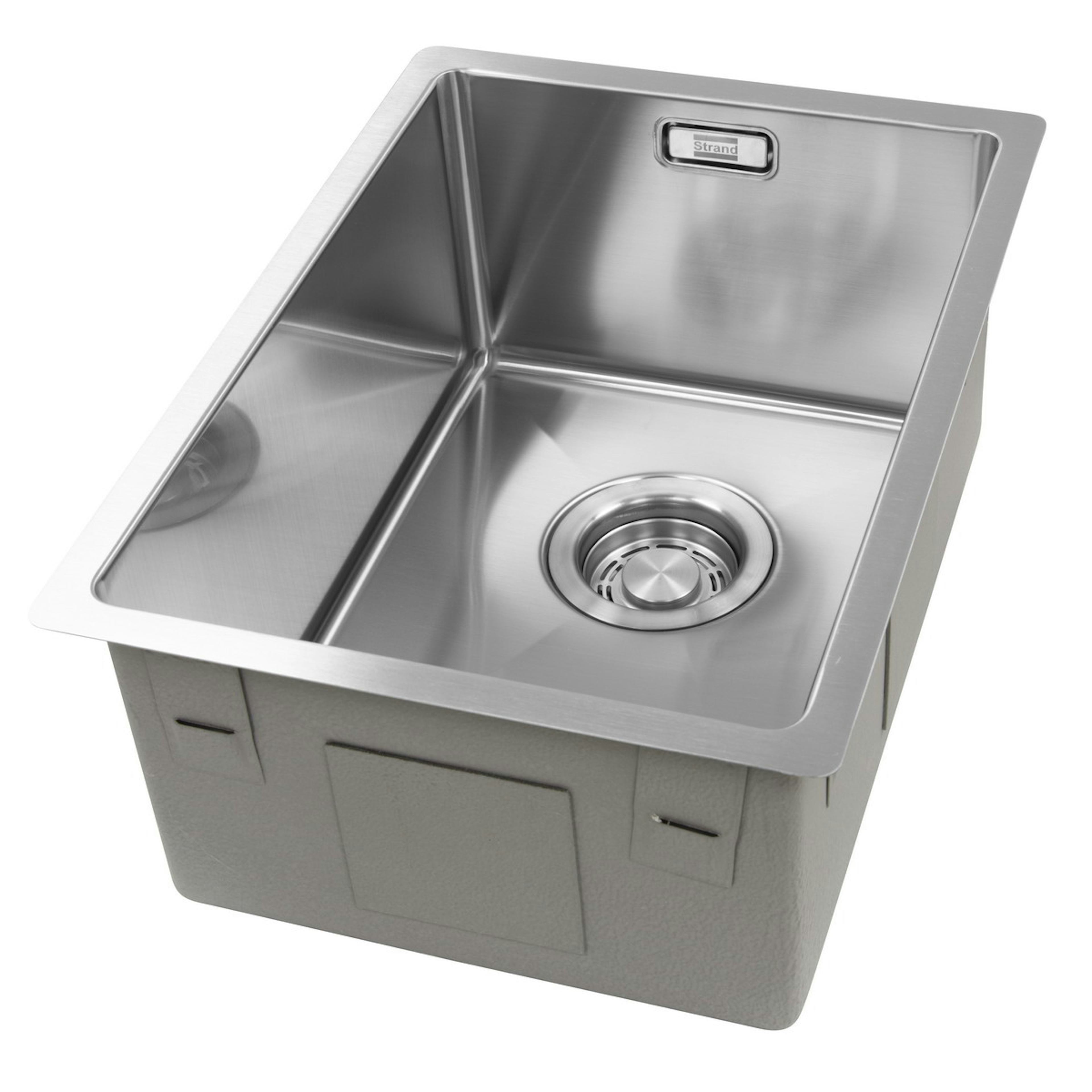 Diskho Strand Stainless STRAND ST28-ECS Rostfri Enkel med Vattenlås