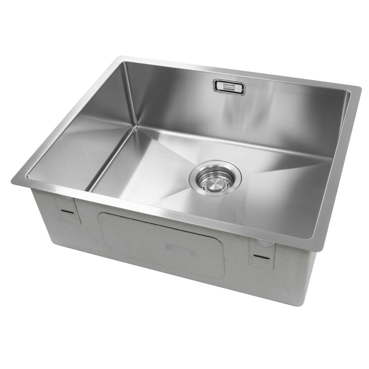 Diskho Strand Stainless STRAND ST50-ECS Rostfri Enkel med Vattenlås