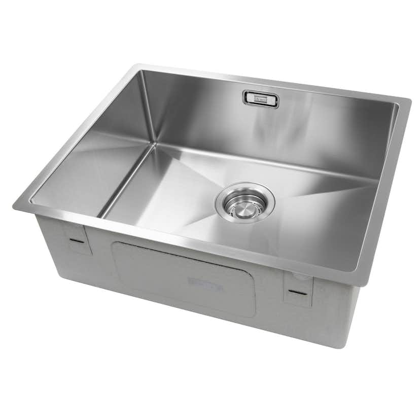 Diskho Strand Stainless STRAND ST50-ECS Rostfri Enkel med Vattenlås