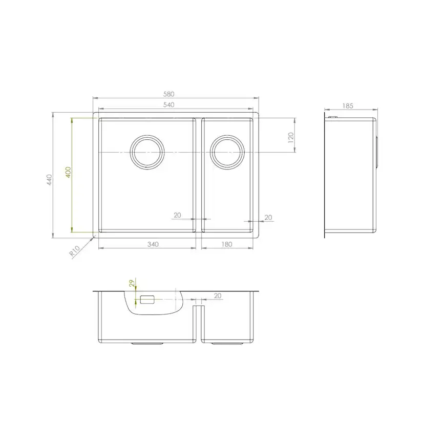 Diskho Strand Stainless ST-54D