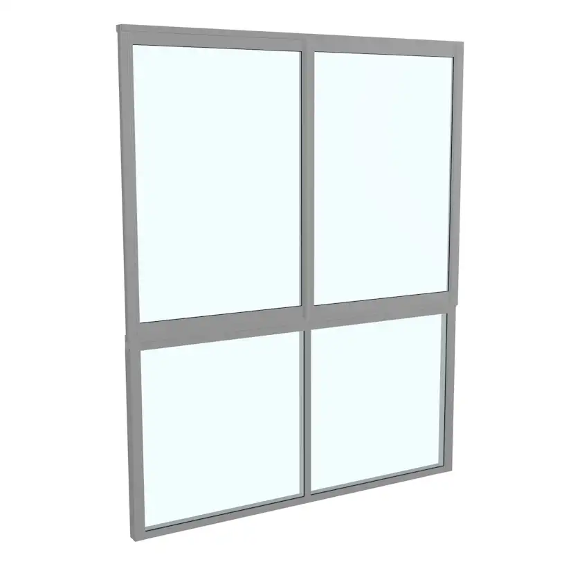 Skjutfönster med fast underdel Landskap Stadig Sommar 2-del