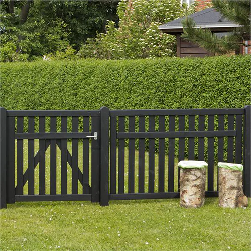 Staket PLUS Country 149x96 cm Svart