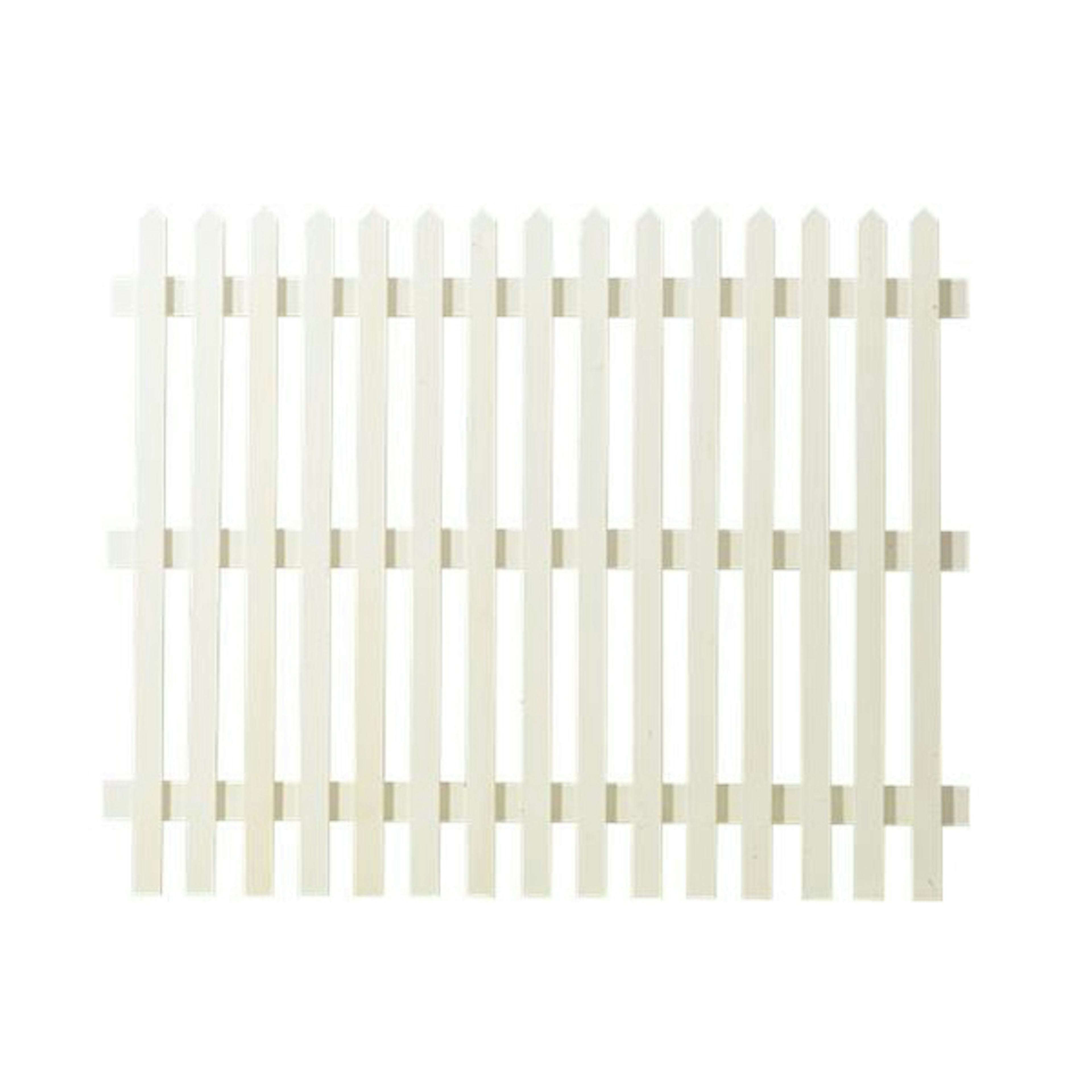 Staket PLUS Skagen Lyx 150x120 cm Vit