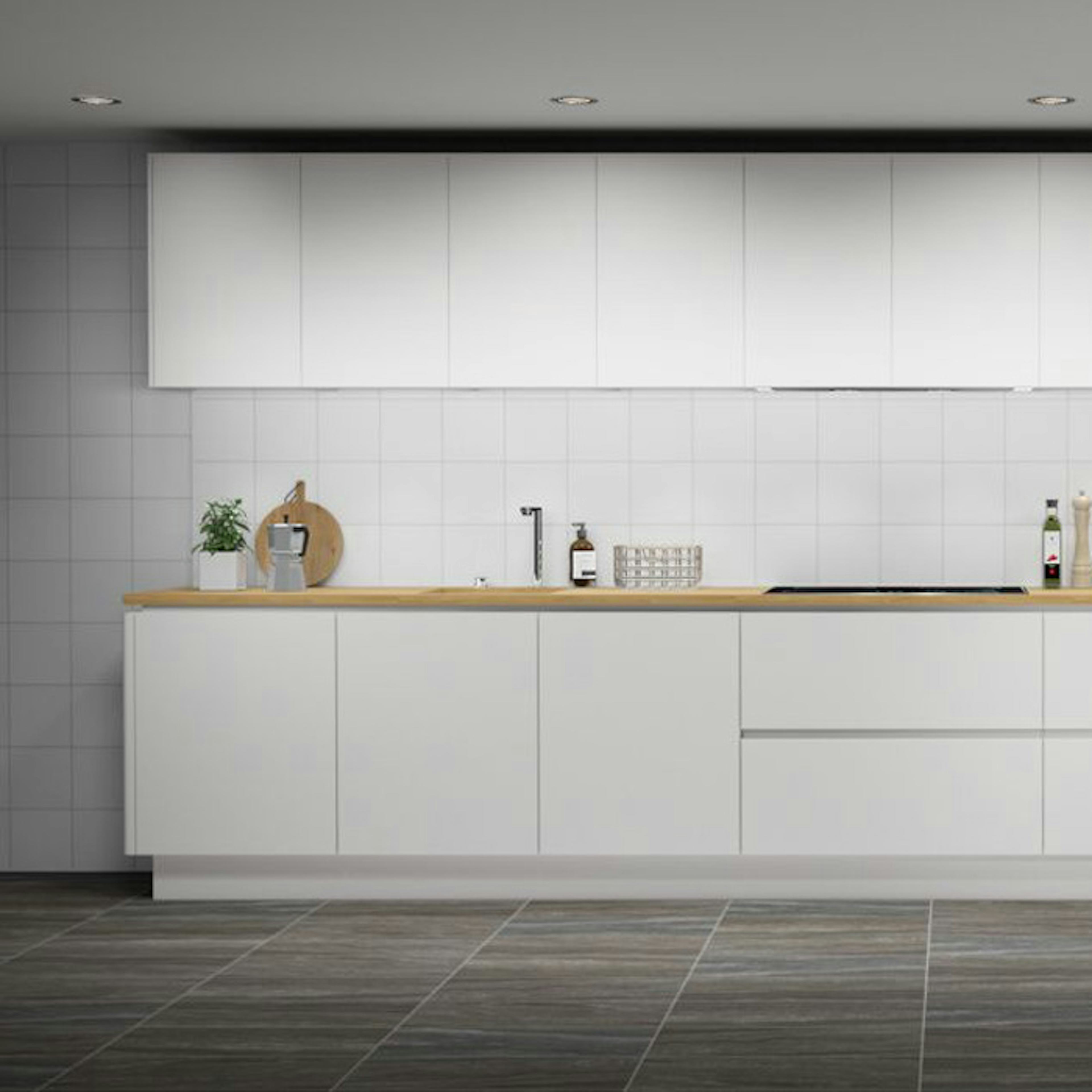 Kakel Netto Ceramika Liso Mate Plata 20x20 cm