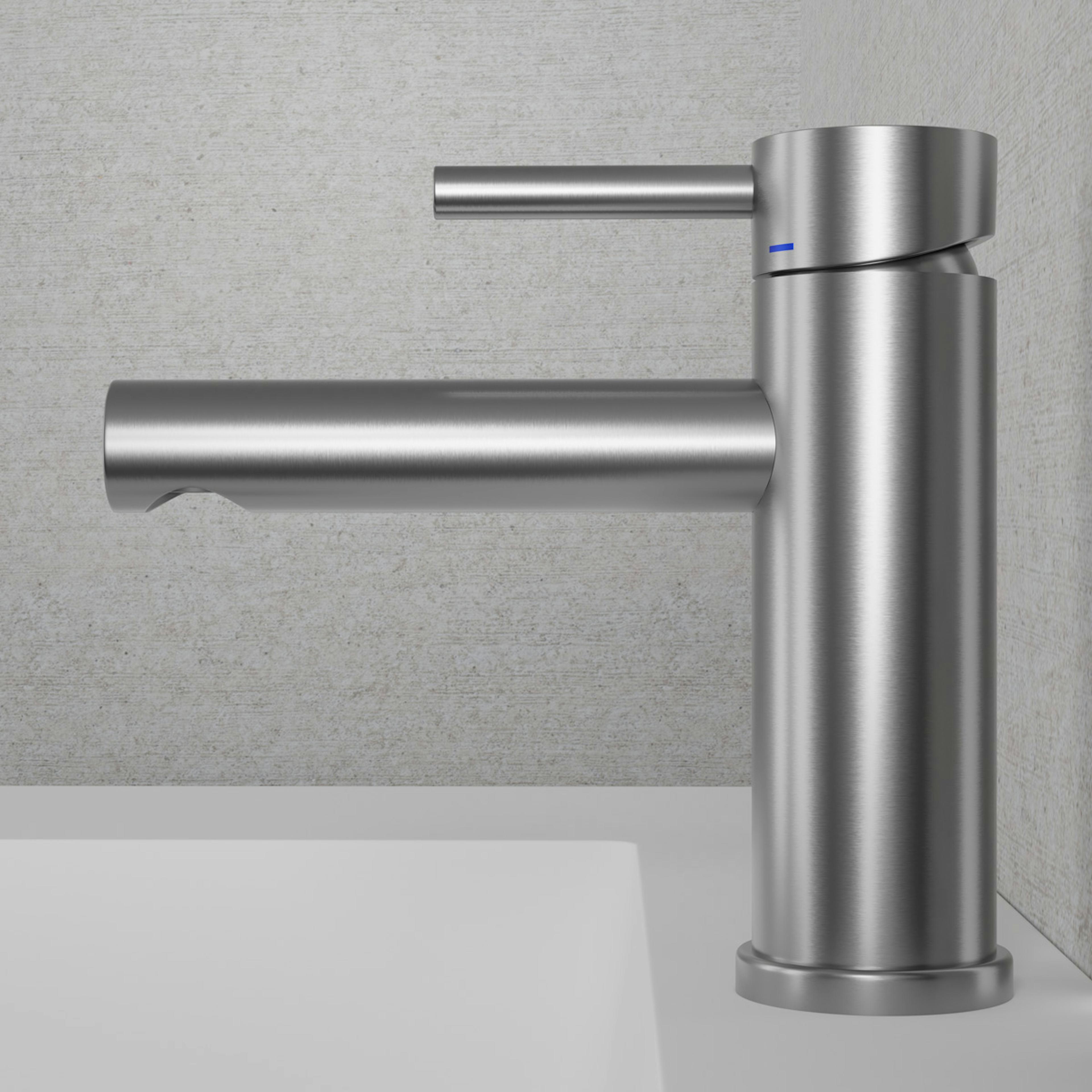 Tvättställsblandare Scandtap Steel Clear