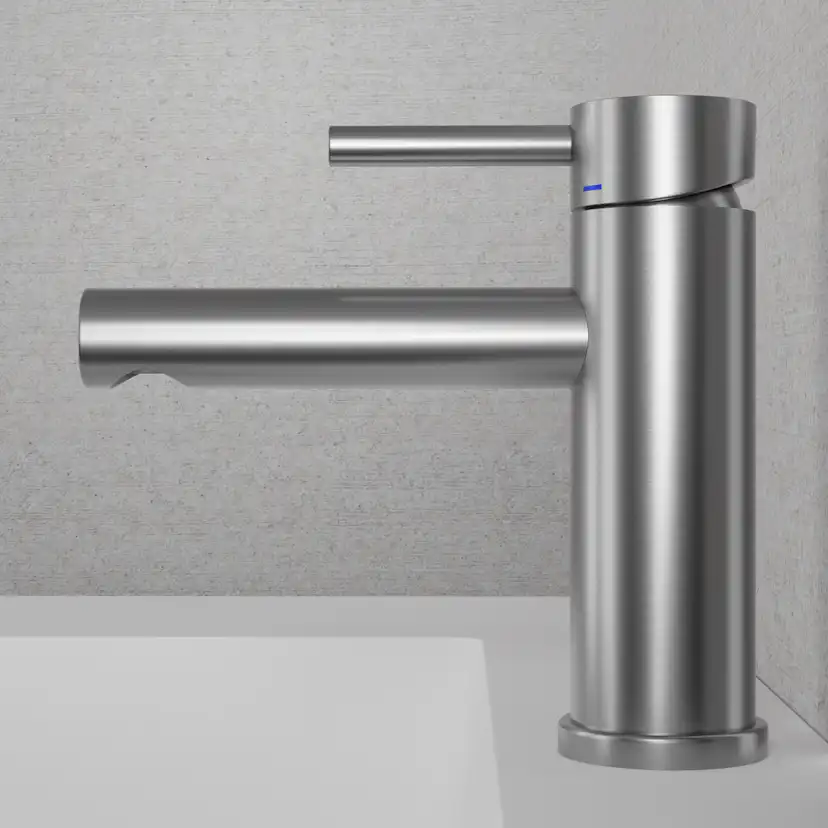 Tvättställsblandare Scandtap Steel Clear