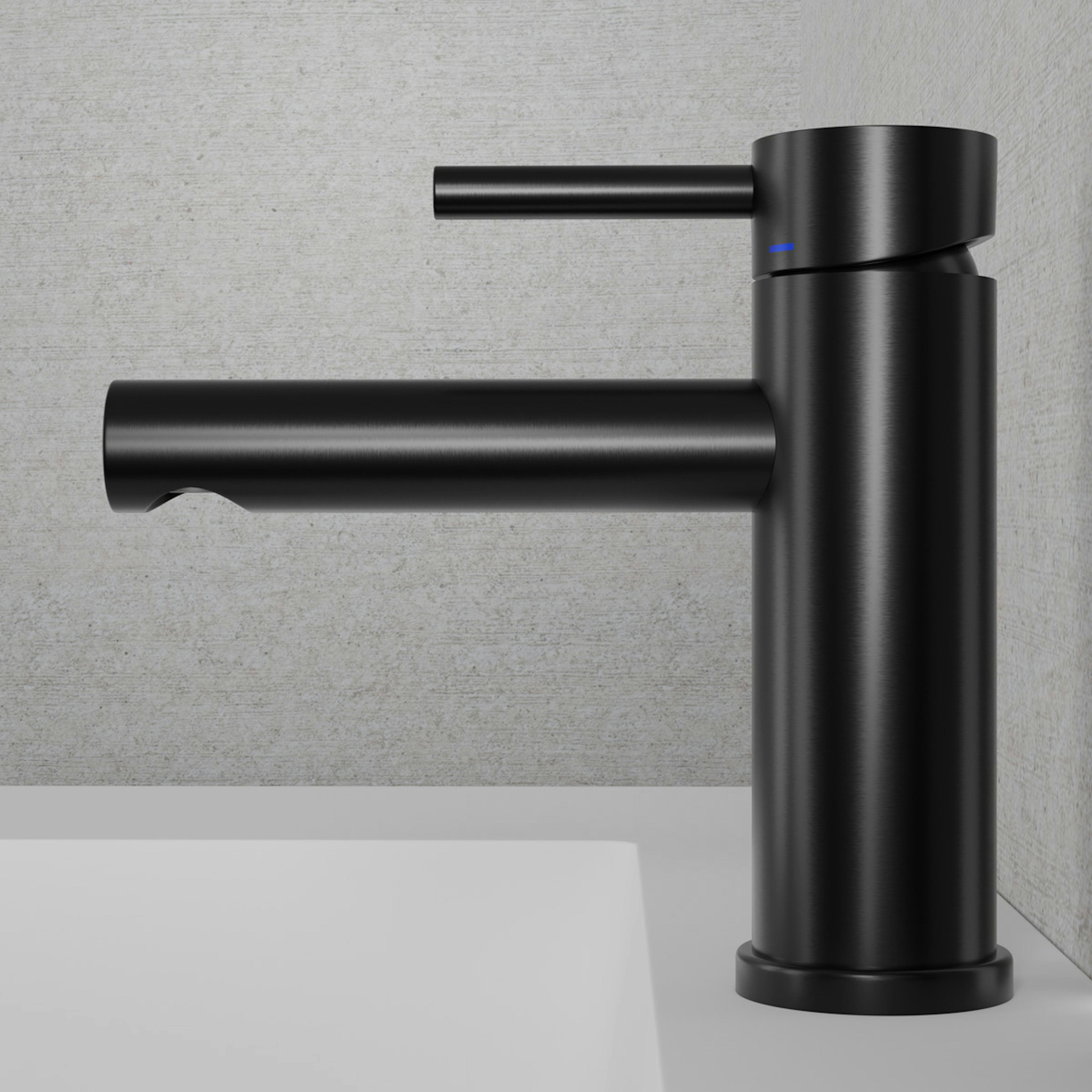 Tvättställsblandare Scandtap Steel Clear Shadow