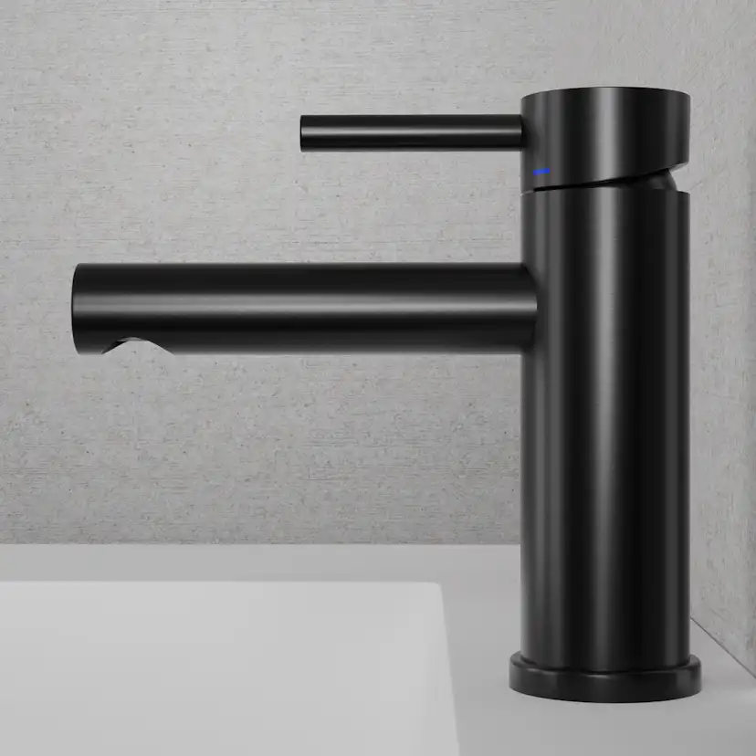 Tvättställsblandare Scandtap Steel Clear Shadow