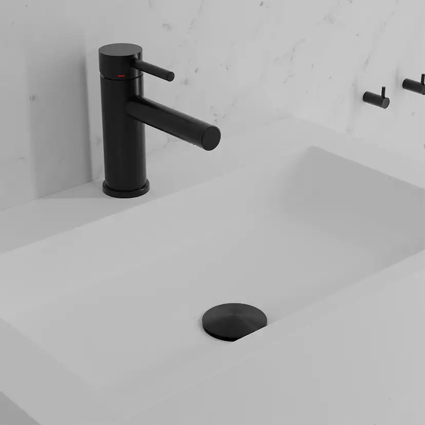 Tvättställsblandare Scandtap Steel Clear Shadow