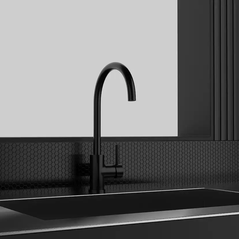 Köksblandare Scandtap Steel Curve Rostfritt Stål