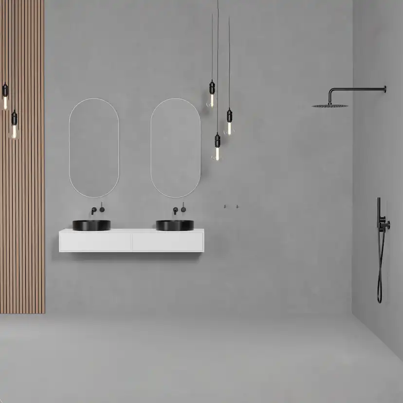 Tvättställsblandare Scandtap Steel Harmonized 1 för Inbyggnad