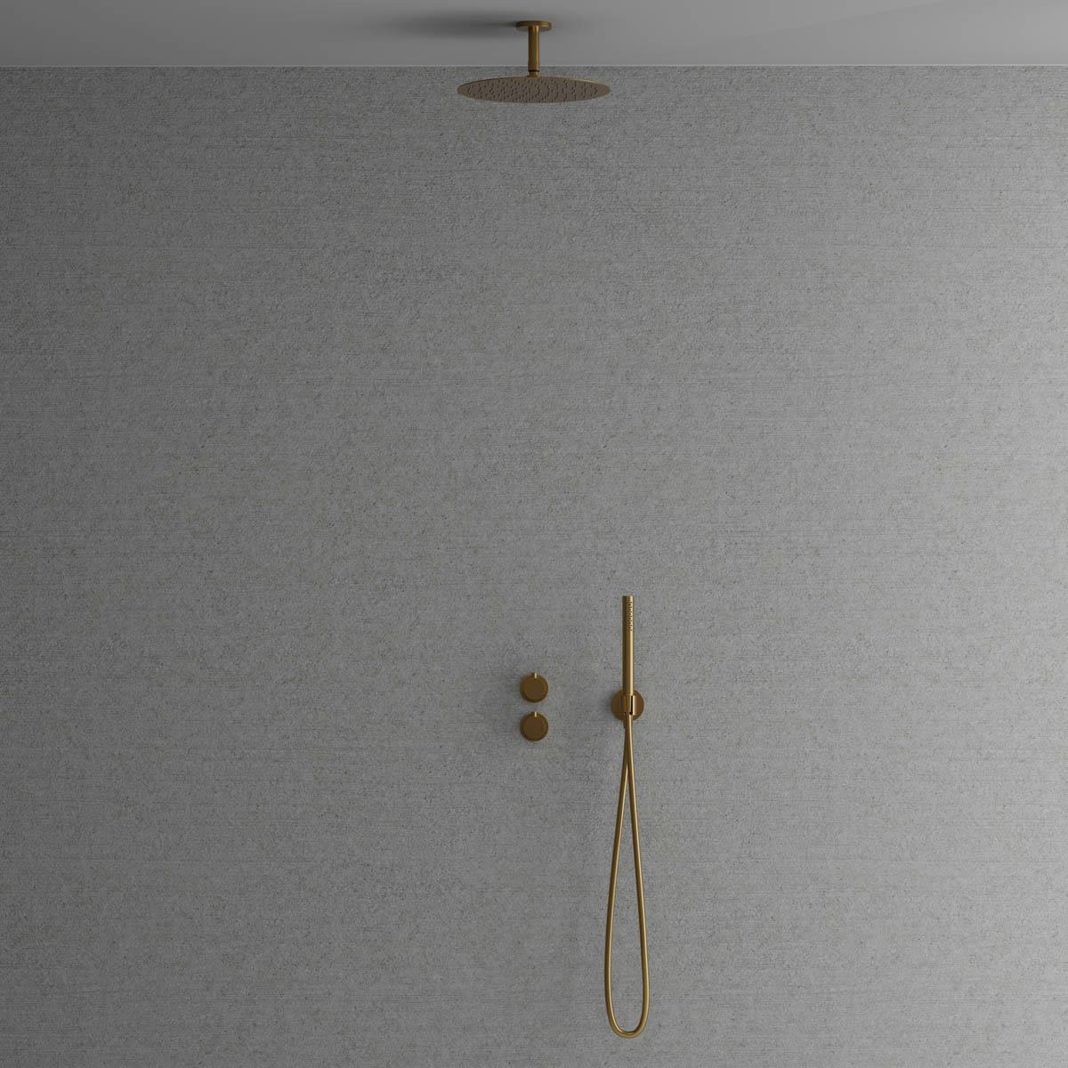 Takduschset Scandtap Steel Harmonized 2Y för Inbyggnad