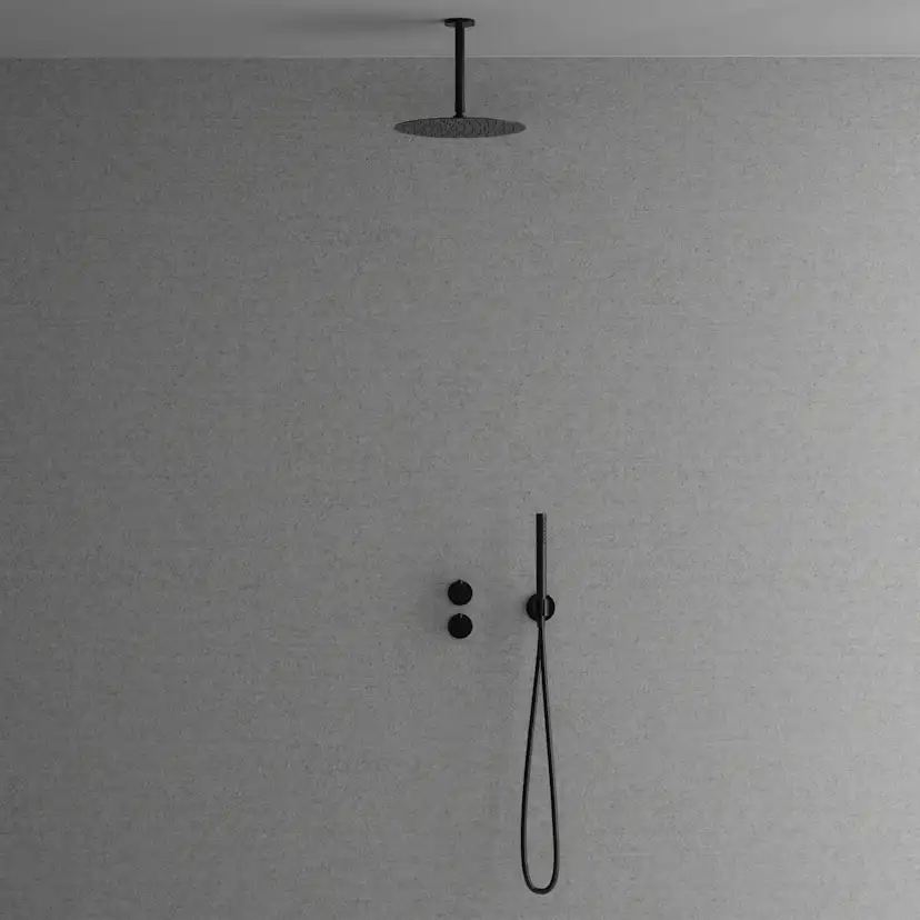 Takduschset Scandtap Steel Harmonized 2Z för Inbyggnad