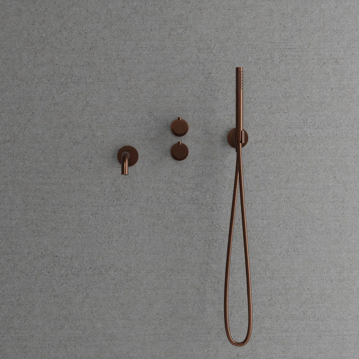 Badkarsblandare Scandtap Steel Harmonized 4 för Inbyggnad