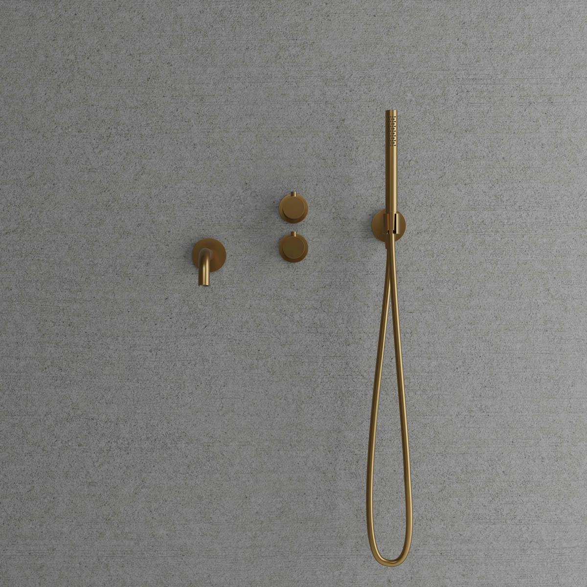 Badkarsblandare Scandtap Steel Harmonized 4 för Inbyggnad