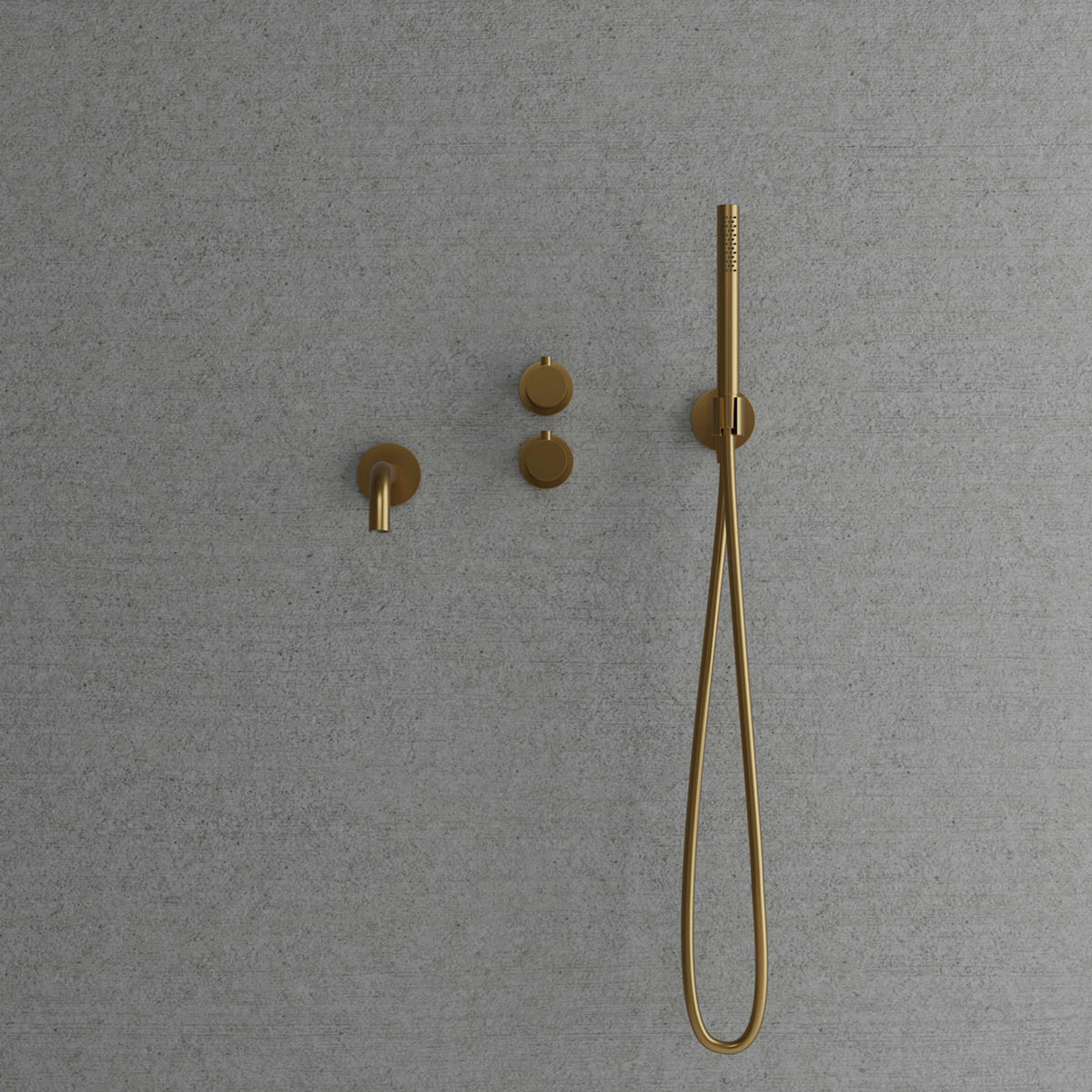 Badkarsblandare Scandtap Steel Harmonized 4 för Inbyggnad