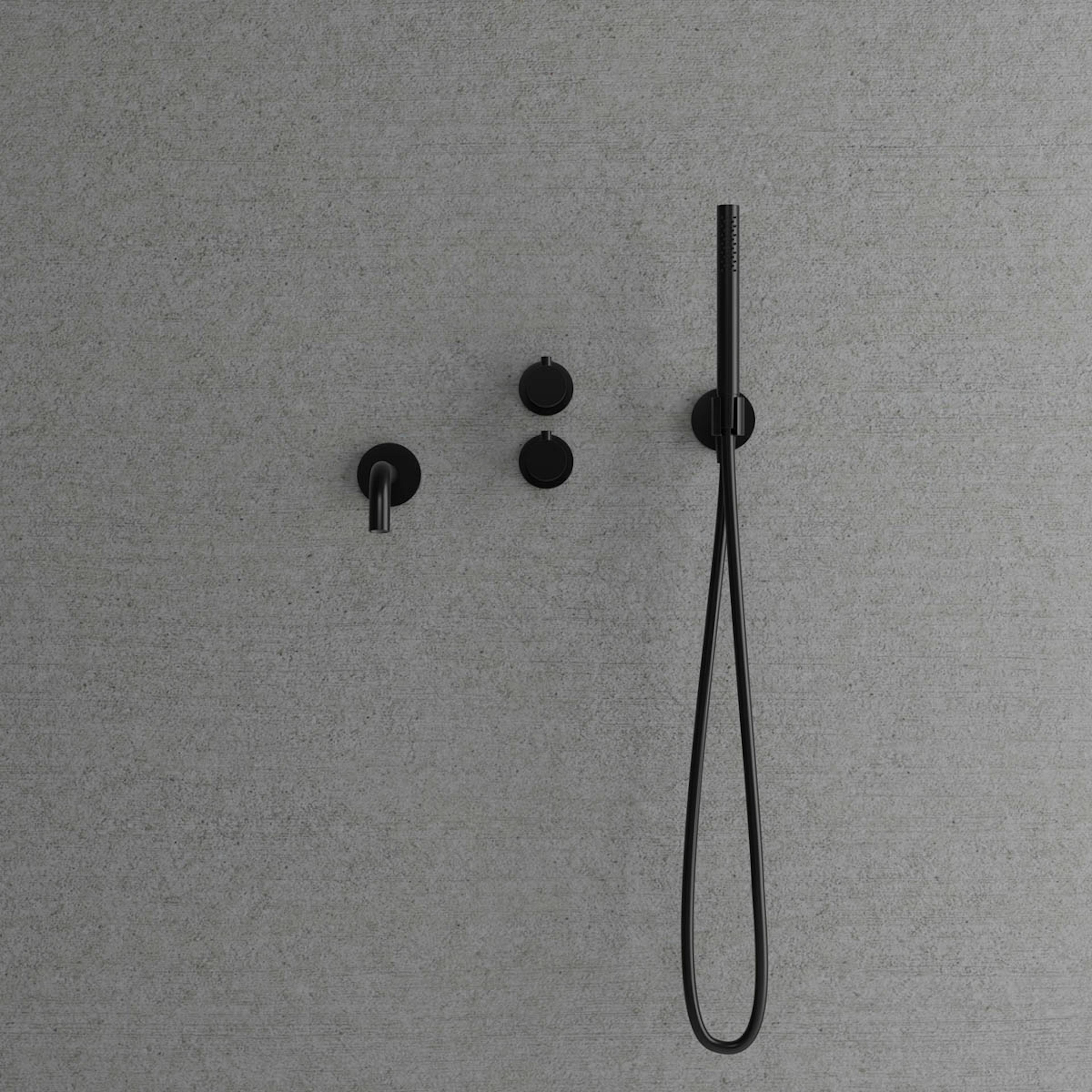 Badkarsblandare Scandtap Steel Harmonized 4 för Inbyggnad