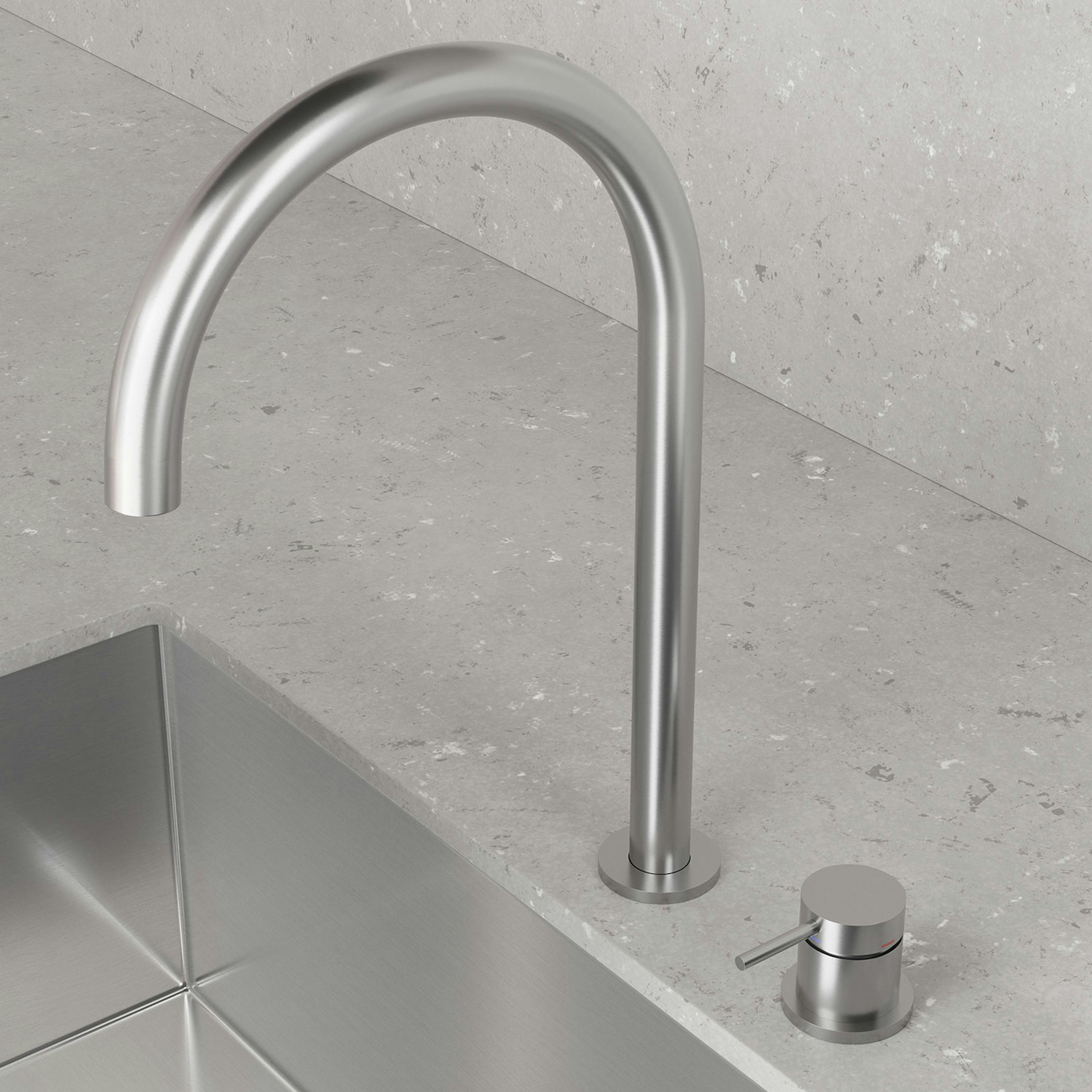 Köksblandare Scandtap Steel Harmonized K2