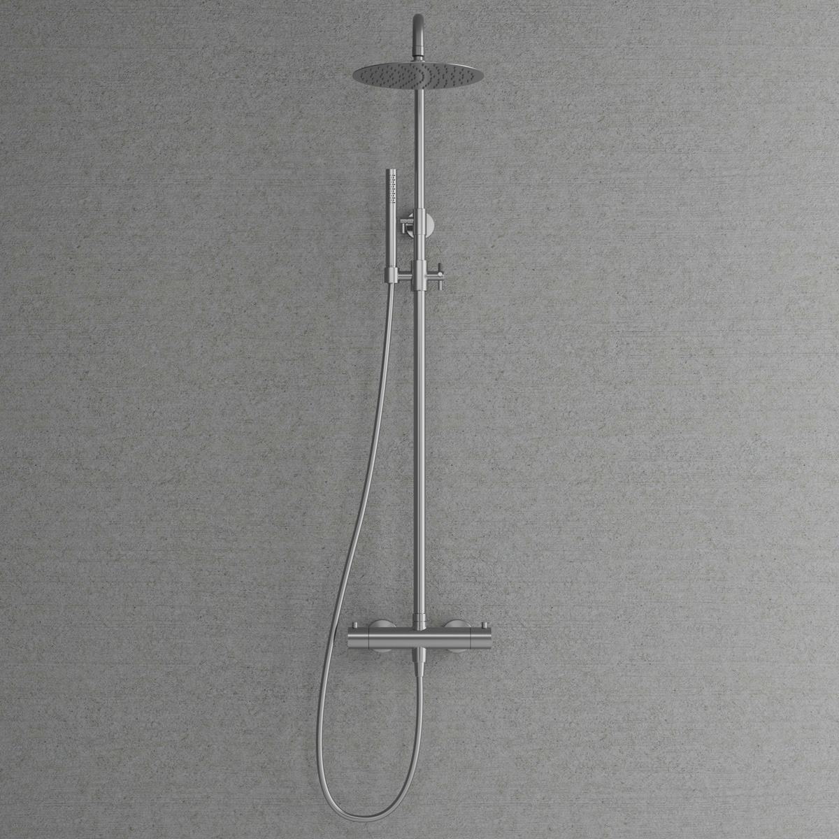 Takduschset Scandtap Steel Pleasure 2