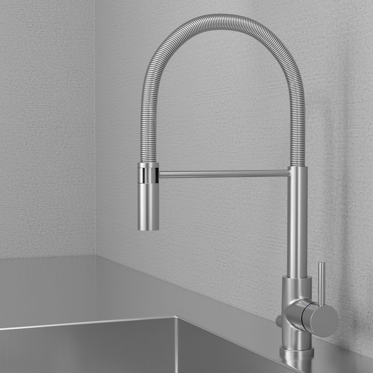 Köksblandare Scandtap Steel Pro Rostfritt Stål