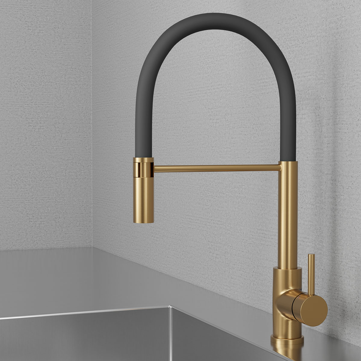 Köksblandare Scandtap Steel Pro Rostfritt Stål