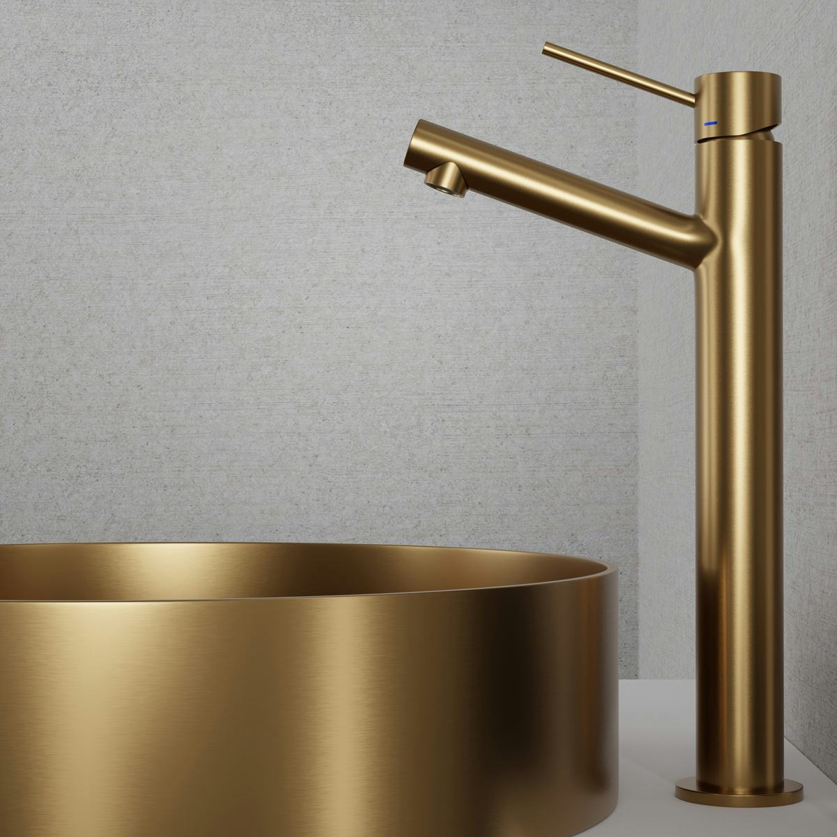 Tvättställsblandare Scandtap Steel Vector High