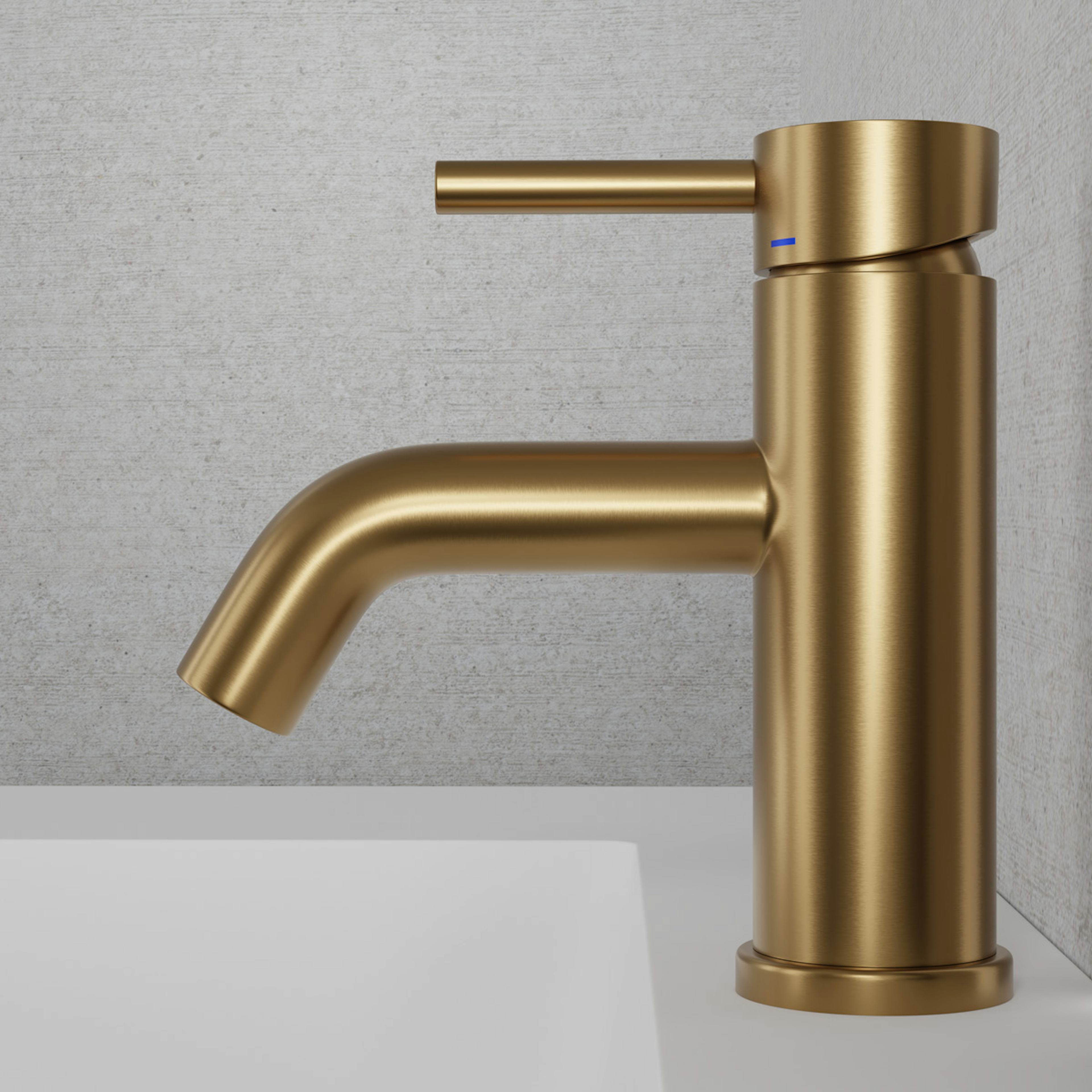 Tvättställsblandare Scandtap Steel Wave