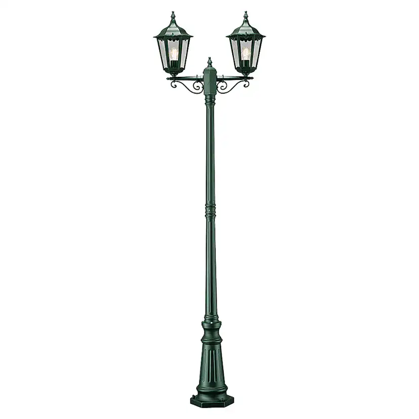 Stolplykta Gnosjö Konstsmide Firenze 2-arm E27 med Stolpe