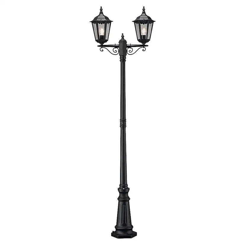 Stolplykta Gnosjö Konstsmide Firenze 2-arm E27 med Stolpe