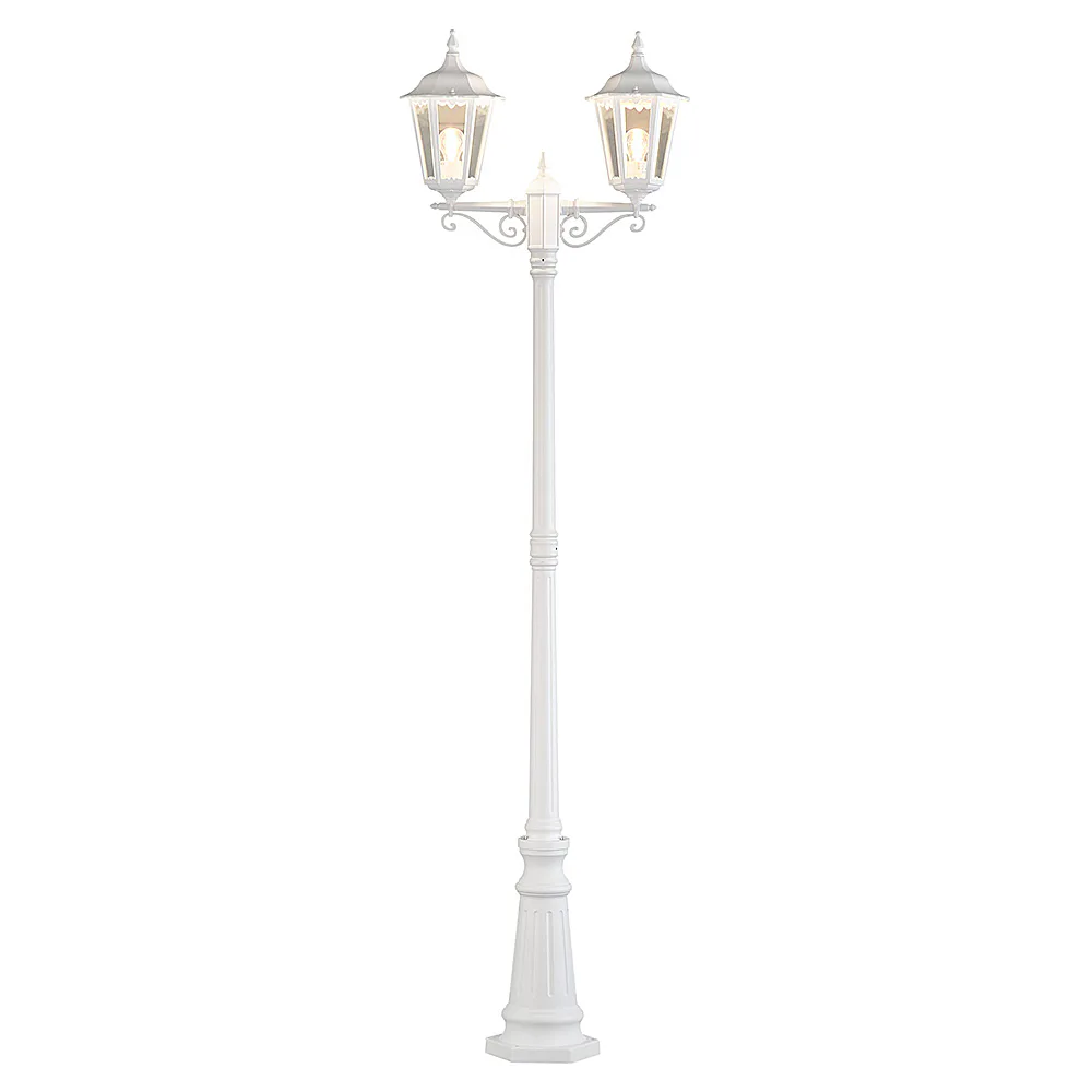 Stolplykta Gnosjö Konstsmide Firenze 2-arm E27 med Stolpe