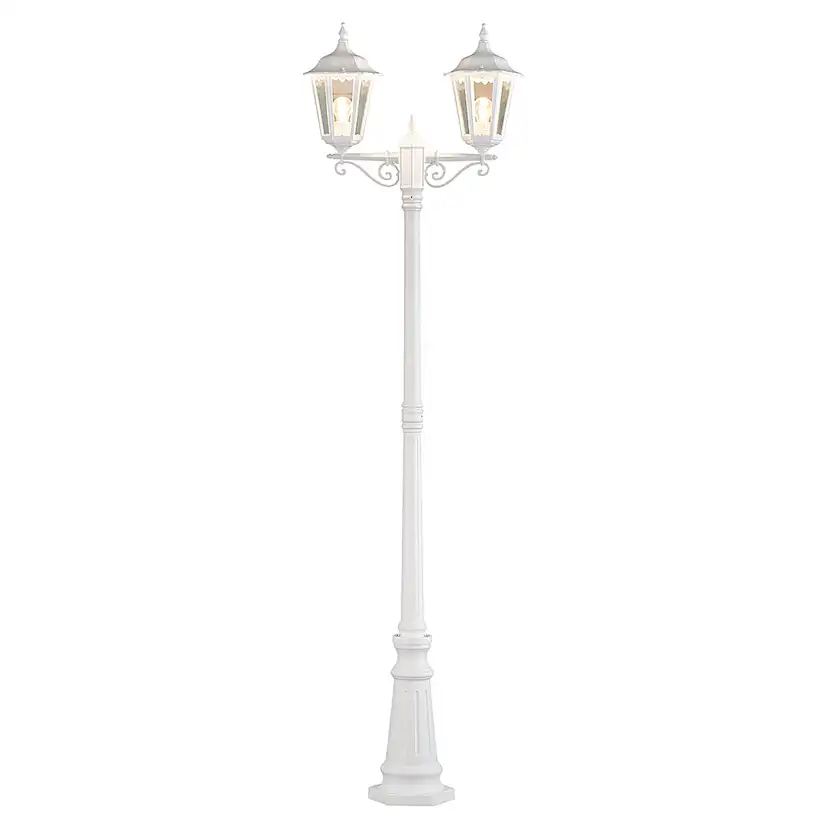 Stolplykta Gnosjö Konstsmide Firenze 2-arm E27 med Stolpe