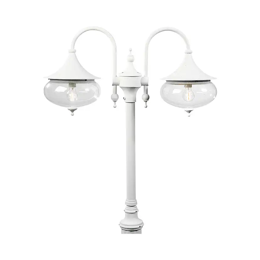 Stolplykta Gnosjö Konstsmide Libra 2-arm E27 utan Stolpe