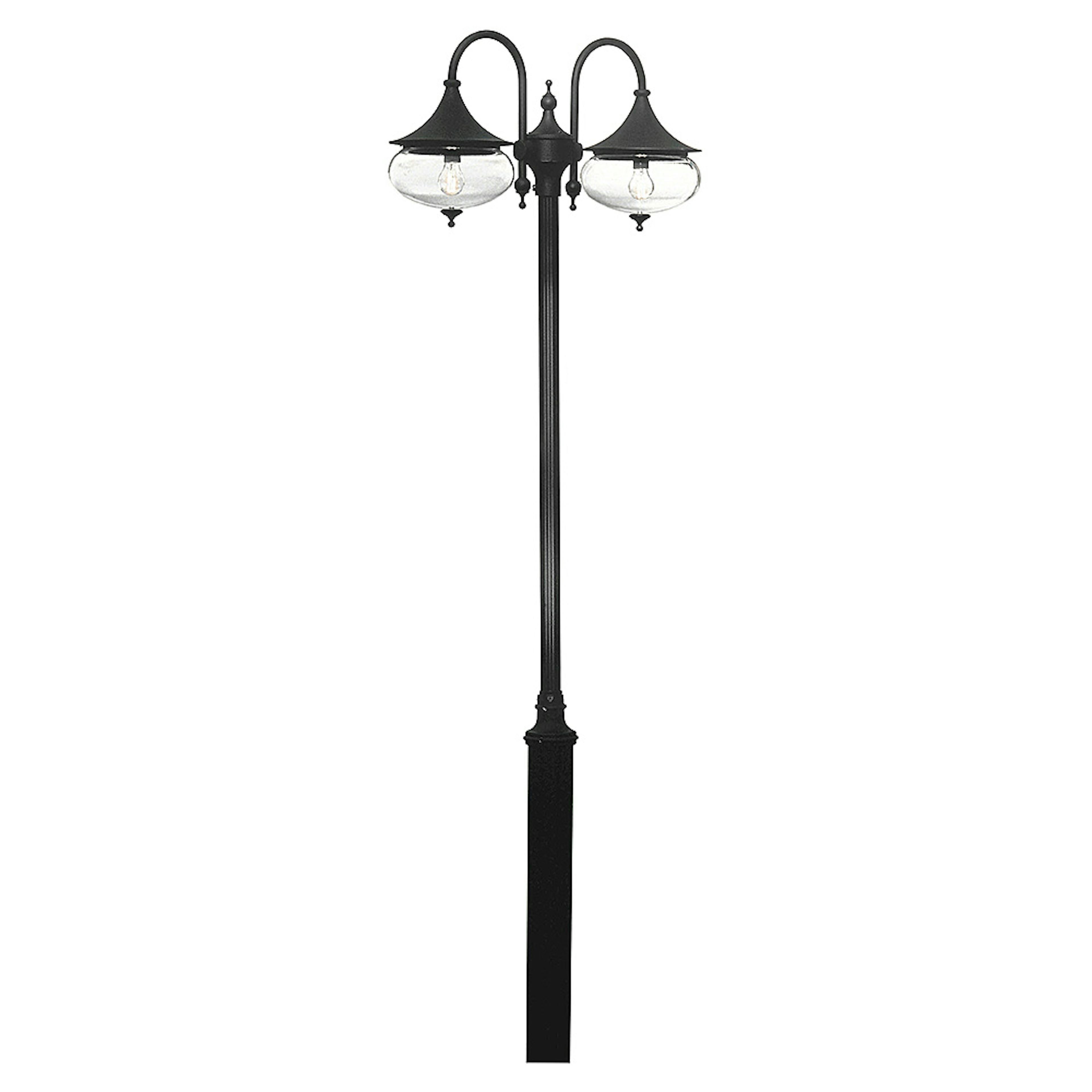 Stolplykta Gnosjö Konstsmide Libra 2-arm E27 utan Stolpe