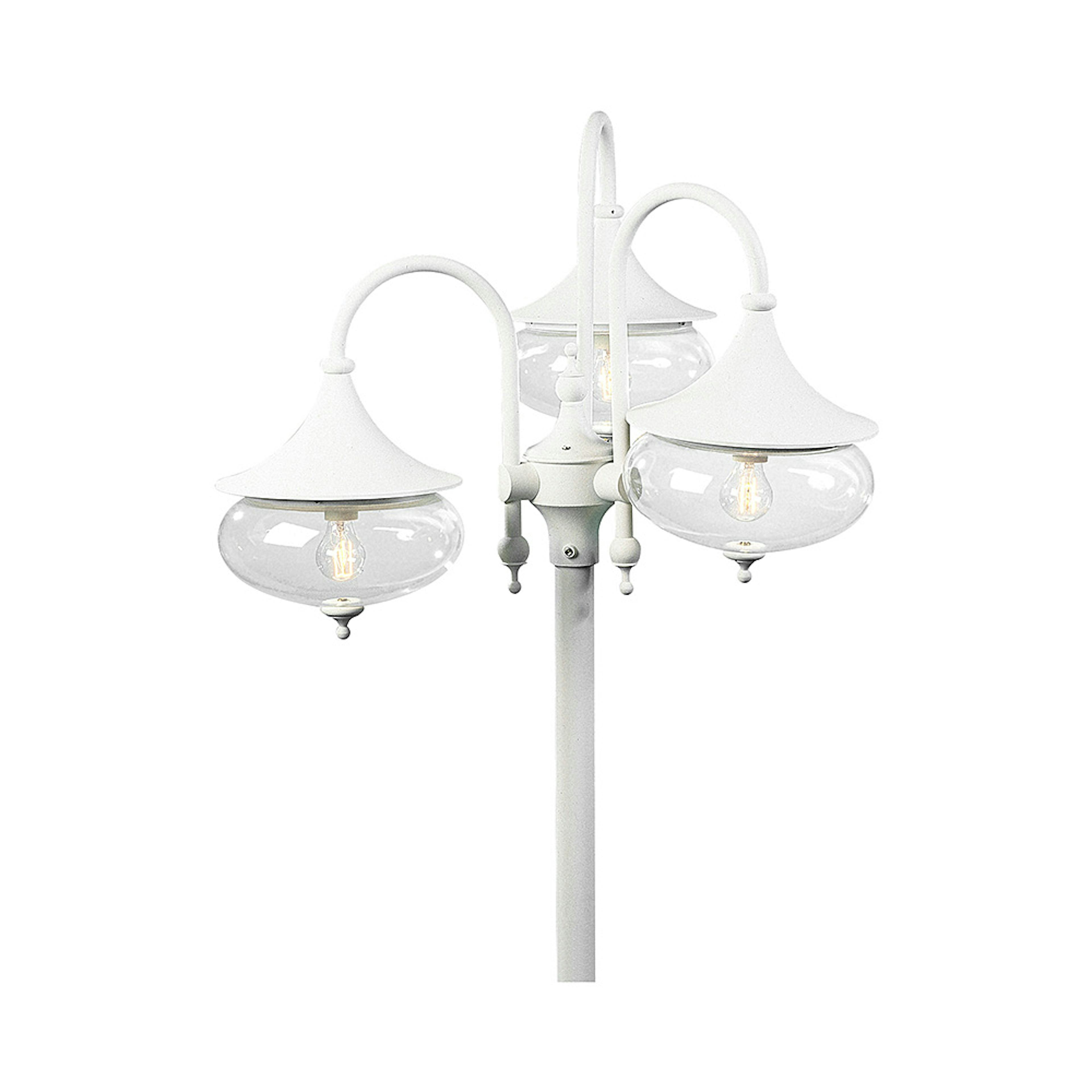 Stolplykta Gnosjö Konstsmide Libra 3-arm E27 utan Stolpe