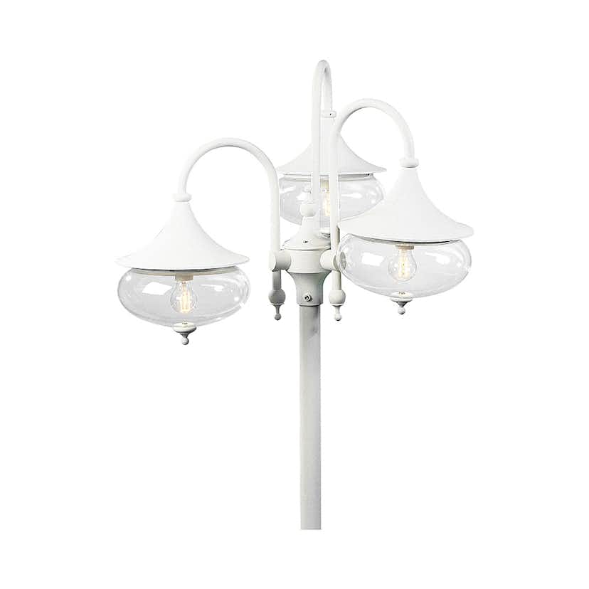 Stolplykta Gnosjö Konstsmide Libra 3-arm E27 utan Stolpe