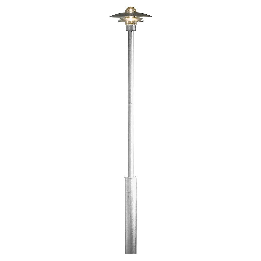 Stolplykta Gnosjö Konstsmide Modena E27 Galvaniserad med Stolpe