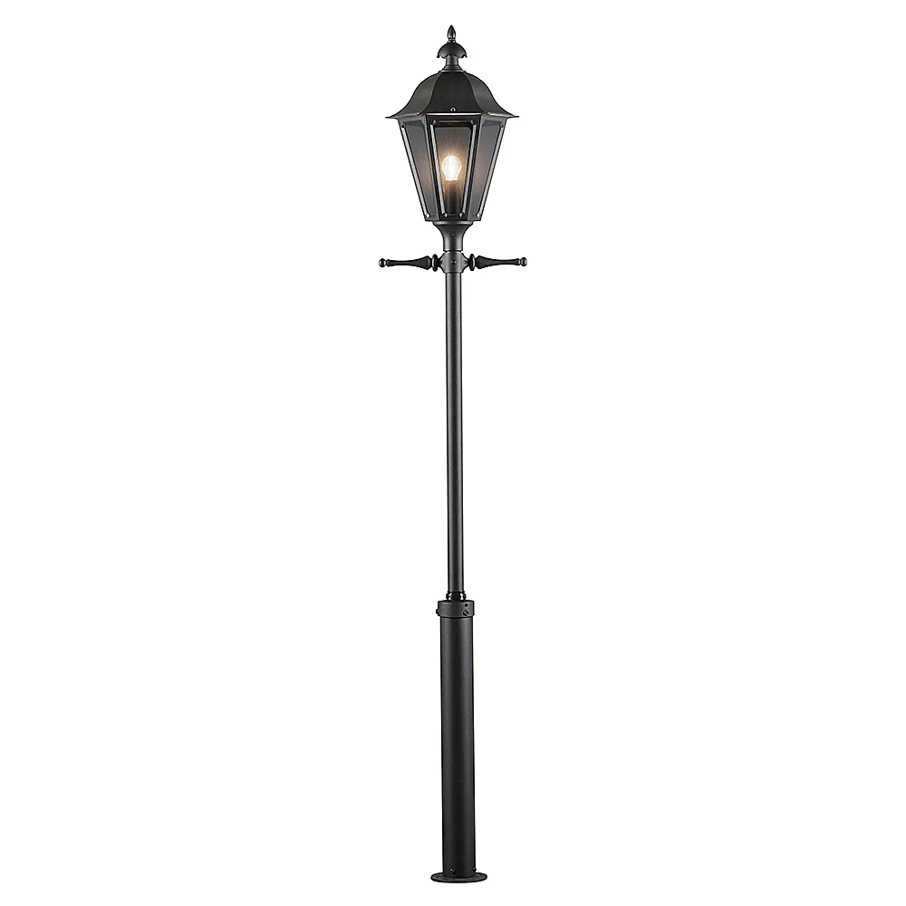 Stolplykta Gnosjö Konstsmide Pallas E27 med Stolpe