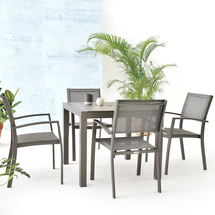 Matgrupp LifestyleGarden Solana med 4 Stolar