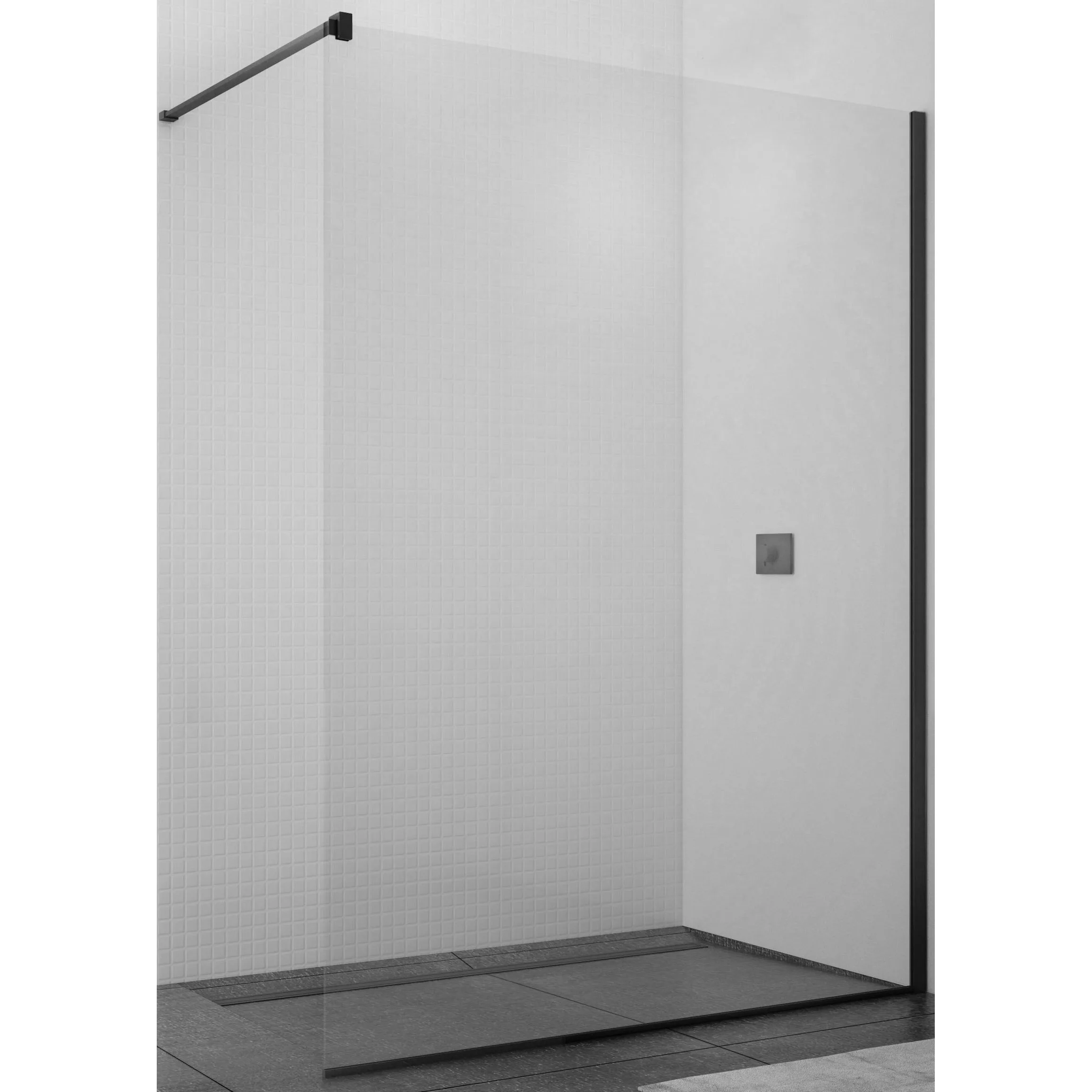 Duschvägg SanSwiss STR4P / Easy walk-in