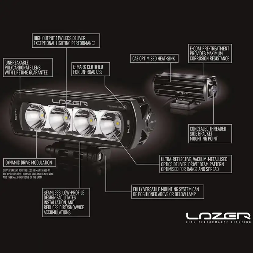 Extraljus Lazer LED ST8 Evolution