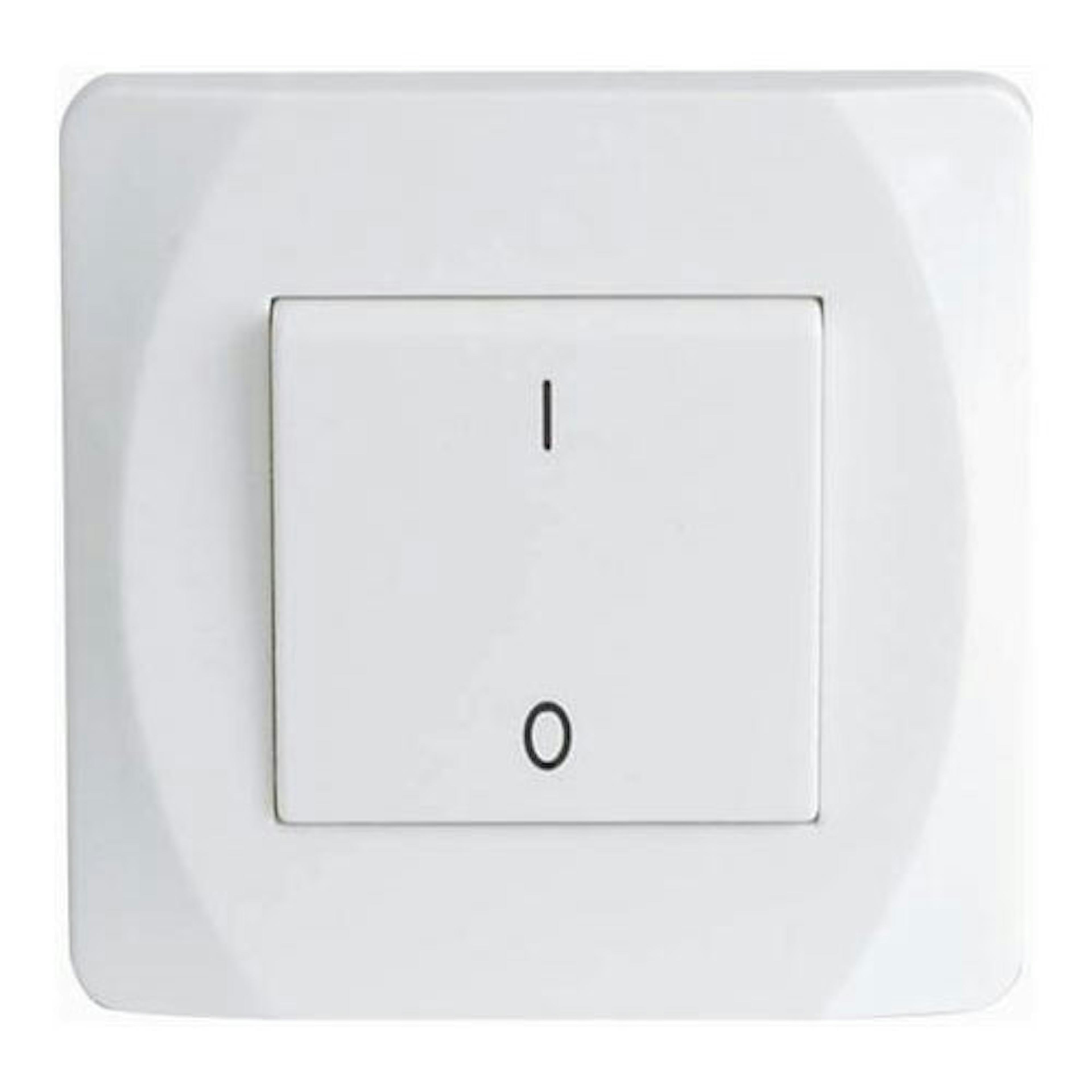 Strömbrytare Malmbergs Nova Infälld 2-Pol Vit