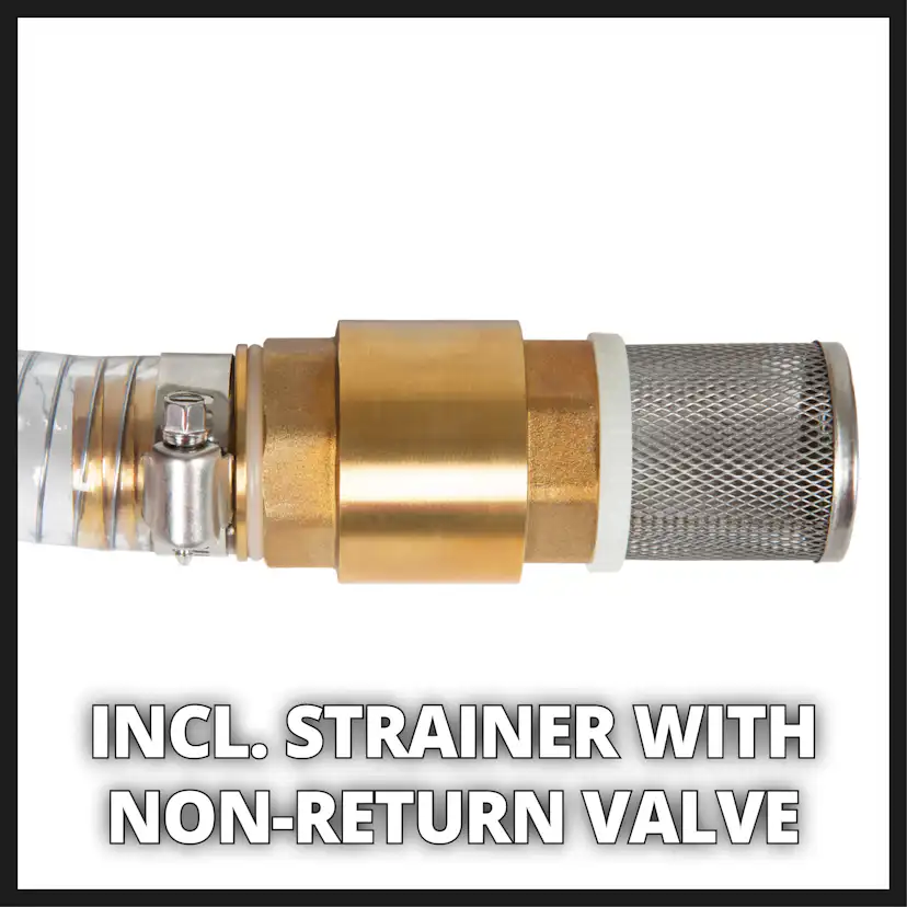 Sugslang med mässingkoppling Einhell 7m/1