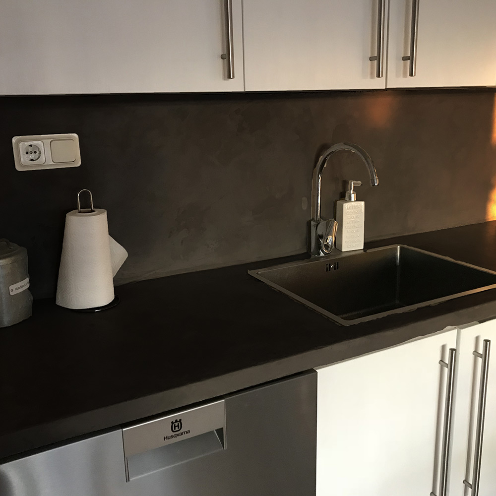 Microcement Design By Cement Färdigblandad Bänkskiva/Stänksk